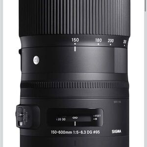 New Sigma Beauty 150-600mm Lens in Black